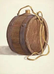 Dana Bartlett Prints: Water Barrel or Runlet, c. 1937. Creator: Dana Bartlett