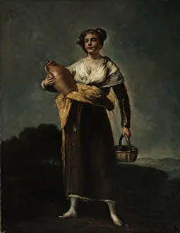 Goya Collection: The Water Bearer (La Aguadora), 1810. Creator: Goya, Francisco, de (1746-1828)