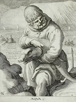 Beast Prints: Water, c1588. Creator: Jacques de Gheyn II