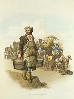 Images Dated 5th August 2005: Water carrier, 1808. Artist: William Henry Pyne