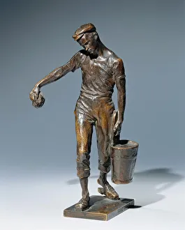 Pail Prints: Water carrier, 1909. Creator: Franz Seifert