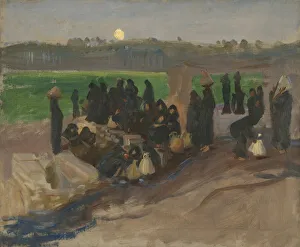 Water Pots Prints: Water Carriers on the Nile, 1891. Creator: John Singer Sargent