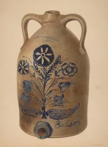 Water or Cider Jug, c. 1939. Creator: Nicholas Amantea