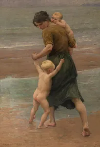 Into the Water!. Creator: Virginie Elodie Demont-Breton