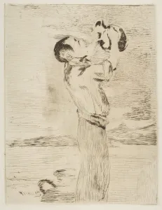 Drinking Water Prints: The Water Drinker, 1870-74. Creator: Edouard Manet
