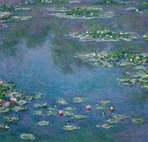 Water Surface Gallery: Water Lilies, 1906. Creator: Claude Monet