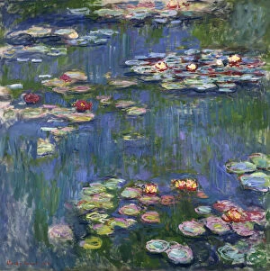 Waterlilies Gallery: Water Lilies, 1916. Artist: Monet, Claude (1840-1926)