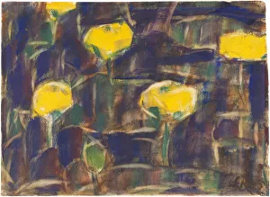 Water Lilies, 1925. Creator: Rohlfs, Christian (1849-1938)