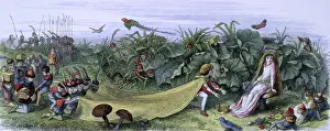 Presents Prints: Water lilies and water fairies of the period