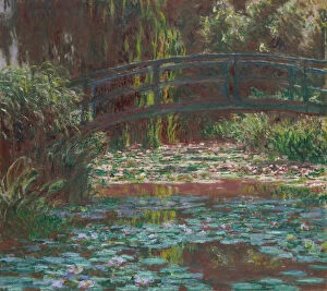 Waterlily Gallery: Water Lily Pond, 1900. Creator: Claude Monet