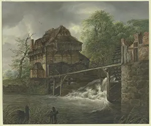 Mill Prints: Water mill, 1803. Creator: Johann Friedrich Morgenstern