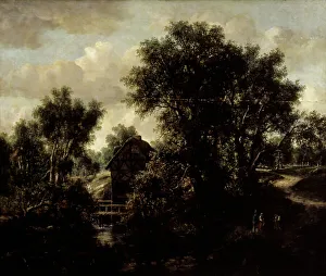 Meindert Hobbema Prints: The water mill, c1700. Creator: Meindert Hobbema