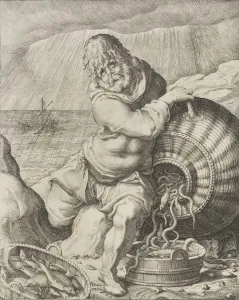 Humour Collection: Water (Phlegmaticus), from The Four Temperaments, 1596-97 Creator: Zacharias Dolendo