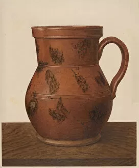 Images Dated 7th April 2021: Water Pitcher, 1935 / 1942. Creator: Unknown