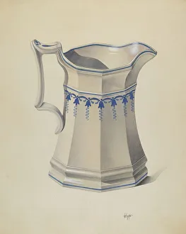 Water Pitcher, c. 1936. Creator: Edward White
