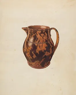Water Pitcher, c. 1938. Creator: Al Curry
