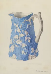 Water Pitcher Prints: Water Pitcher, c. 1940. Creator: Carl Buergerniss