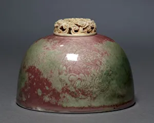 Kangxi Period Prints: Water Pot with Ivory Lid, 1662-1722. Creator: Unknown