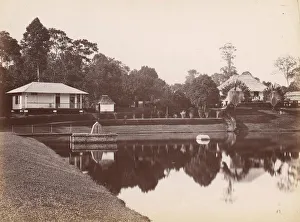 Singapore Prints: Water Reservoir at Thompson Road, Singapore, 1860s-70s. Creator: Unknown