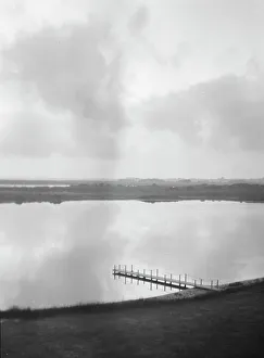 Tranquillity Prints: Water scene from the grounds of The Shallows