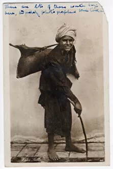 Animal Skin Collection: Water seller, Egypt, 1930s. Creator: Unknown
