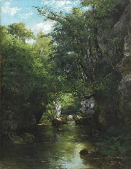 The Water Stream, La Brème, 1866. Creator: Gustave Courbet