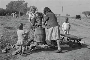Water Amenities Prints: Water supply, American River camp