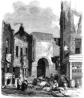 Water tank in St Giless in the Fields, London, 1858