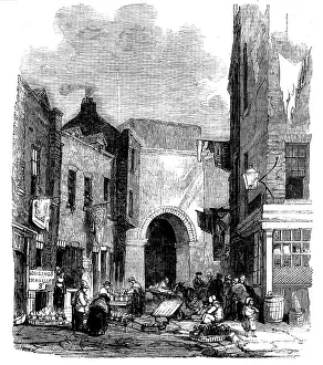 Living Conditions Prints: Water-tank in St. Giles's-in-the-Fields, 1858. Creator: Unknown