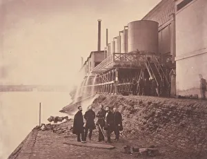 Water Tank Prints: Water Tanks Outside of Annex, Paris Exposition Universelle, 1855