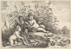 Pieter Van Prints: Water (The Four Elements), ca. 1647. Creator: Wenceslaus Hollar