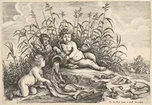 Avont Peter Van Gallery: Water (The Four Elements), ca. 1647. Creator: Wenceslaus Hollar
