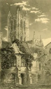 Norman Prints: The Water Tower, Canterbury Cathedral, Canterbury, Kent, 1885. Creator: Unknown