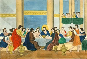 Weenix Prints: Water into Wine at Cana, (19th century?). Artists: Weenix, N v d Linden