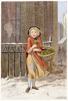 Watercress seller, c1880
