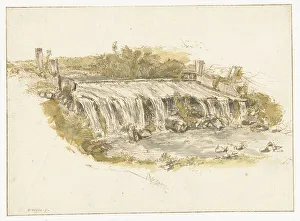 Gilles Neyts Prints: Waterfall, 1633-1687. Creator: Gillis Neyts