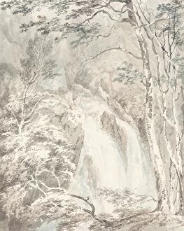 Breeze Gallery: A Waterfall, 1795 / 1796. Creator: JMW Turner