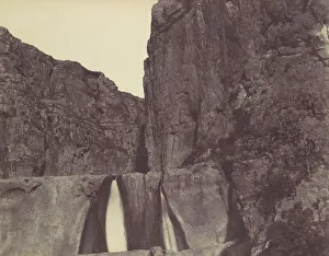 Constantine Prints: Waterfall, Constantine, 1856. Creator: John Beasley Greene