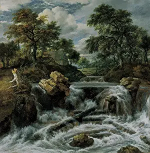 Waterfall in the Foothills ("Norwegian Waterfall"), c1670. Creator: Jacob van Ruisdael