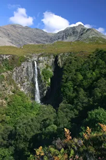 Cuillin Hills Gallery: Waterfall above Glen Brittle, Cuillin Hills, Isle of Skye, Highland, Scotland