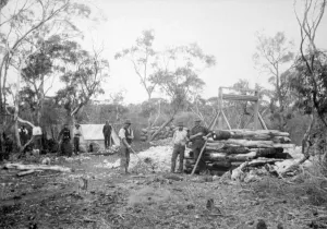 Prospecting Prints: Waterfall gold mine, Boorara, Kalgoorlie, Western Australia, 1896