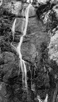 1925 Prints: Waterfall, Mount Tamborine, 1925. Creator: Jack Bain