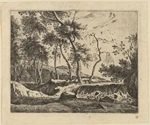 Roelant Roghman Prints: The Waterfall: pl.6. Creators: Roelant Roghman, Melchior Küsel