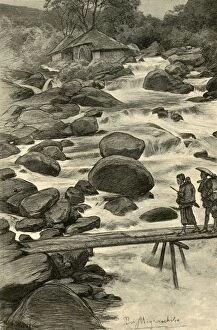 Christian Wilhelm Allers Gallery: Waterfalls at Miyanoshita, Japan, 1898. Creator: Christian Wilhelm Allers