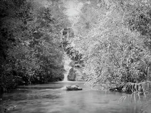 Temasopa Prints: Waterfalls at Temasopa [sic], between 1880 and 1897. Creator: William H. Jackson