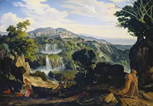 Pilgrim Prints: The Waterfalls of Tivoli, 1817. Creator: Carl Philipp Fohr