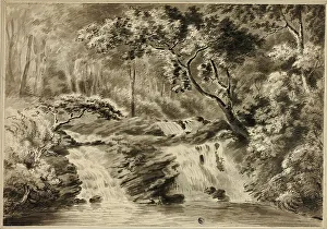 Waterfalls and Woods, n.d. Creator: Amos Green
