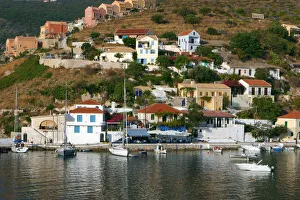 Ionian Islands Prints: Waterfront, Assos, Kefalonia, Greece