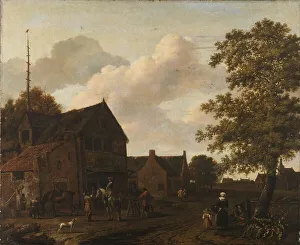 Water Trough Prints: The watering place, 1650-1700. Creator: Emanuel Murant