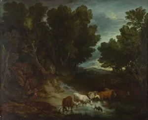 The Watering Place, before 1777. Artist: Gainsborough, Thomas (1727-1788) The Watering Place, before 1777. Artist: Gainsborough, Thomas (1727-1788)